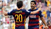 Suárez recupera el olfato goleador ante Las Palmas pero el Barça pierde a Messi