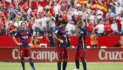 El Barça pierde gas sin Messi