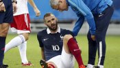 Alerta por Benzema tras retirarse con molestias del Francia-Armenia