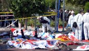 Casi un centenar de muertos en un doble atentado suicida en Ankara