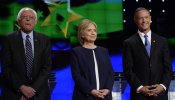 Clinton domina la escena en un debate que da crédito a sus contricantes, Sanders y O'Malley