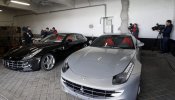 Uno de los Ferrari del rey Juan Carlos que subasta Hacienda tiene "un ligero roce" en su carrocería
