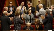 Carme Forcadell, tras ser elegida presidenta del Parlament: "¡Viva la República catalana!”