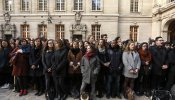 'La Marsellesa' suena en La Sorbona en el minuto de silencio por las víctimas de los atentados de París