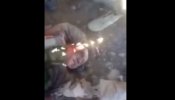 Rebeldes sirios difunden un vídeo en el que se ve el cadáver de uno de los pilotos del caza ruso abatido