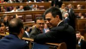 Pedro Sánchez califica de "pataleta" las quejas de Pablo Iglesias por no tener cuatro grupos parlamentarios