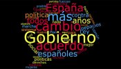 "Gobierno", "cambio" y "acuerdo", las palabras más pronunciadas por Pedro Sánchez en su discurso