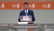 El Congreso de la Lengua Española da la bienvenida a... su 'magestad' el rey