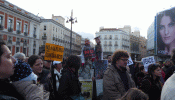 Concentración en Madrid contra el racismo y la violación de los derechos de los inmigrantes