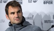 Federer, baja en el Open de Madrid por una lesión de espalda