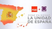 El PP acusa a un supuesto Gobierno de PSOE y Podemos de querer romper la unidad de España