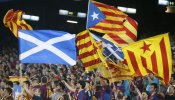 Varias asociaciones civiles catalanas repartirán banderas escocesas para que sustituyan a las prohibidas 'estelades' en la final de Copa del Rey