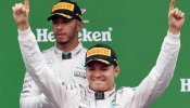 Rosberg aprovecha el error de Hamilton, gana en Monza y aprieta el Mundial