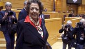 El PP mantiene a Rita Barberá como vocal en dos comisiones del Senado