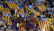 Entidades soberanistas repartirán 30.000 estelades en el Camp Nou antes del Clásico