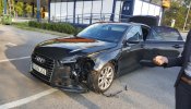 Puigdemont resulta ileso tras impactar una rueda de camión contra su coche en la autopista AP-7