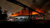 Mueren ocho bomberos en un incendio en Moscú
