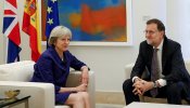 Rajoy asegura a Theresa May que no alentará la secesión de Escocia por el 'Brexit'