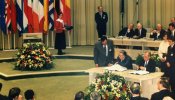 El BOE corrige el Tratado de Maastricht 21 años después