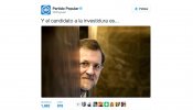 El PP borra el tuit con el que anunció la candidatura de Rajoy para la investidura