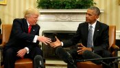 Trump y Obama entierran sus diferencias tras reunirse durante una hora y media en la Casa Blanca