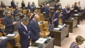 Toni Cantó y 'Felisuco' no aplauden en el homenaje a Marcos Ana en el Congreso