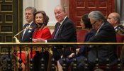 Los reyes Juan Carlos y Sofía tienen el lunes en su primer acto oficial juntos en seis meses