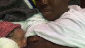 Una madre nigeriana da a luz en el Mediterráneo pocas horas después de ser rescatada de una patera