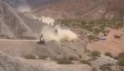 Un espectacular vuelco obliga a Carlos Sainz a abandonar el Rally Dakar 2017