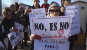 Los primeros actos vinculados a las primarias muestran el enfrentamiento en las bases del PSOE