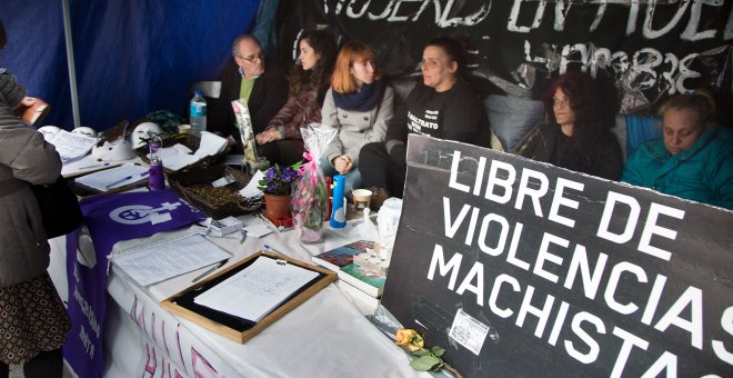 Las 8 mujeres en huelga de hambre piden a Rajoy un gabinete de crisis sobre la violencia