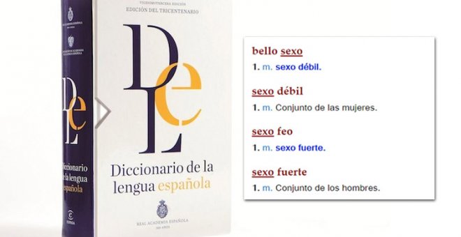 La Real Academia sigue definiendo a las mujeres como "bello sexo" y "sexo débil"