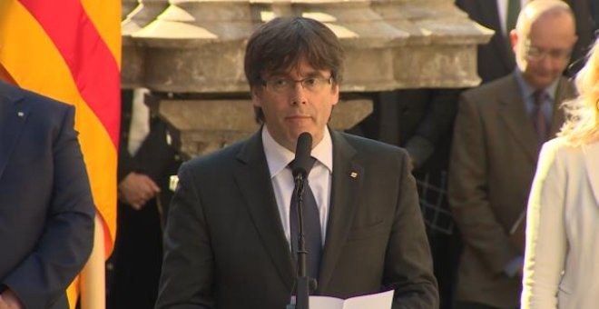 Iglesias y Albiol anuncian su asistencia a la conferencia de Puigdemont en Madrid
