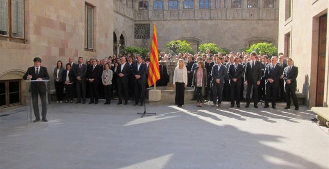 El Govern en ple assumeix per escrit "organitzar, convocar i celebrar" el referèndum