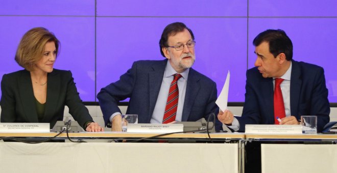Rajoy toma partido y traslada su confianza de Cospedal a Maillo
