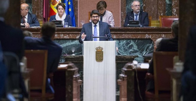 López Miras pierde la primera votación de investidura en Murcia