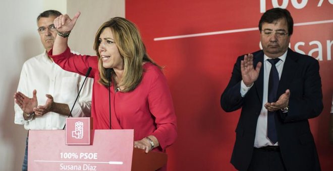Susana Díaz pide el voto para "volver a levantar el PSOE para levantar España"