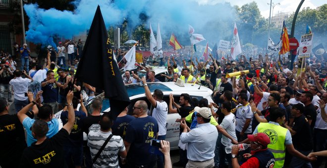 ¿Servirá de algo la huelga del taxi contra la empresa 'del siglo XXI'?