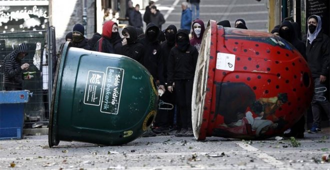 El Supremo dice que los actos violentos del 11 de marzo en Pamplona son terrorismo