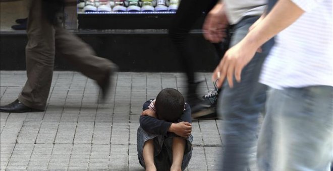 Uno de cada tres niños es pobre en España