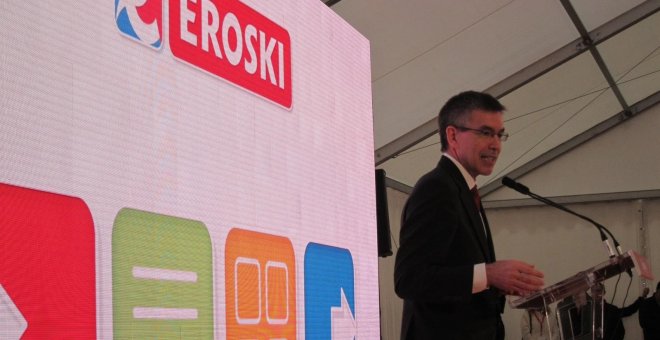 Eroski reducirá la deuda entre 300 y 400 millones en cinco años y moderará sus inversiones