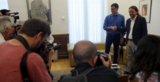 Sánchez dará el paso de la moción de censura si garantiza el desalojo de Rajoy del poder