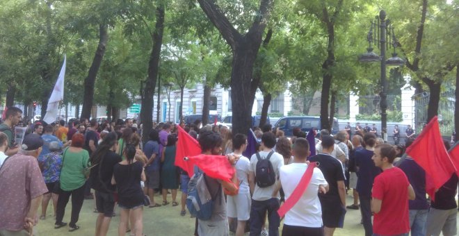 Más de cien personas piden libertad para los encausados por la "pelea de bar" de Altsasu