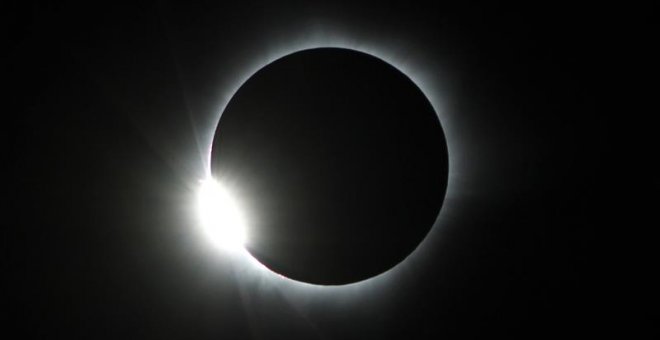 Millones de estadounidenses se concentran en la franja donde se ve el eclipse solar total