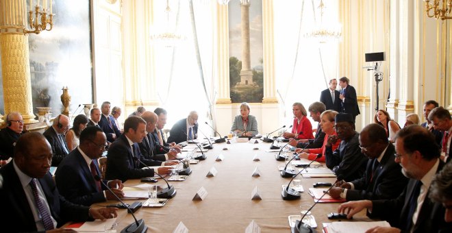 Macron, Rajoy, Merkel y Gentiloni buscan reforzar la cooperacion antiterrorista