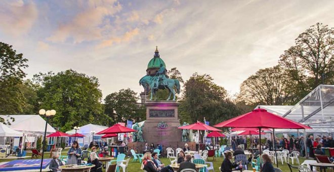 Luminoso cierre del Edinburgh Book Festival