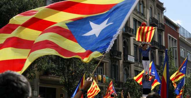 La manifestación de la Diada, en imágenes