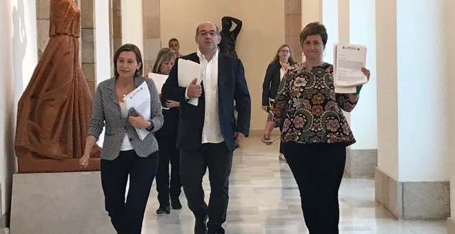 Forcadell sigue la estrategia de ERC y pide elevar su caso al Tribunal de Justicia de la UE