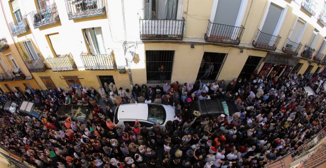 Els madrilenys van omplir a vessar l'acte pel dret a decidir