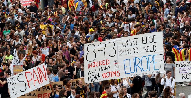 Manifestaciones en Catalunya contra la violencia policial